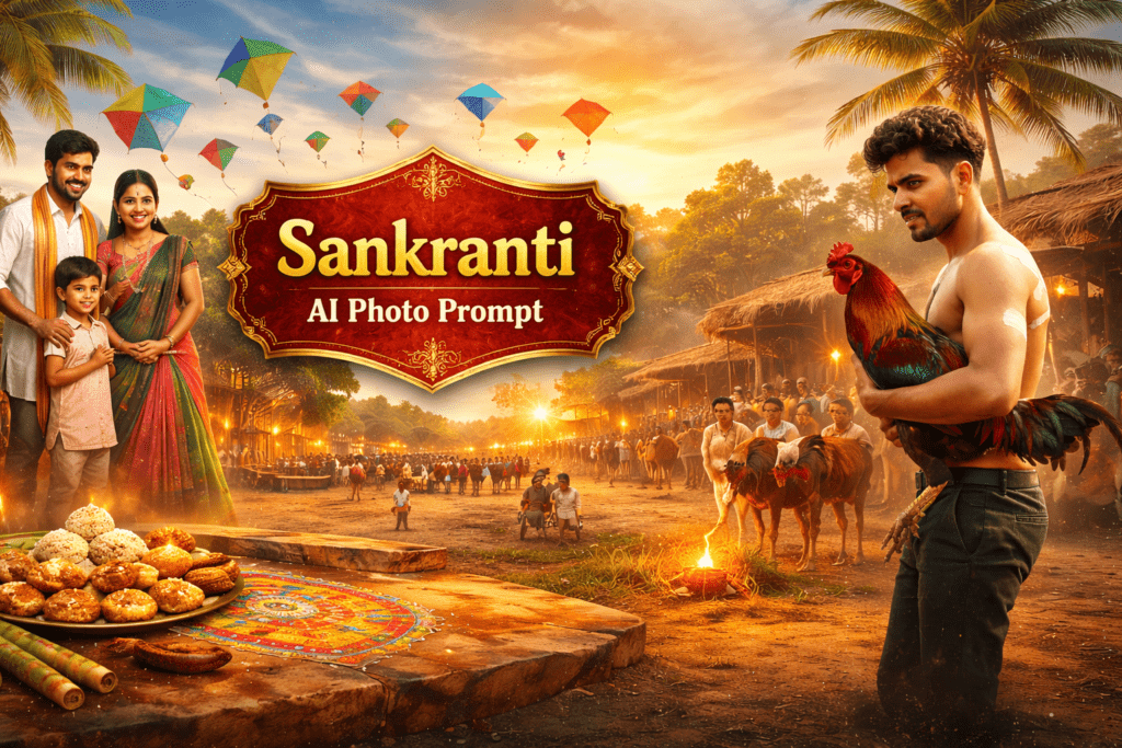 Sankranti AI Photo Prompt: Create Stunning Festival Images Using AI in 2026