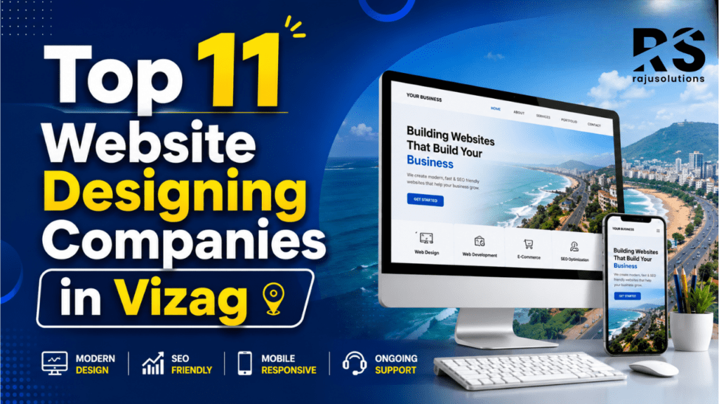 Top 11 Website Designing Companies in Vizag