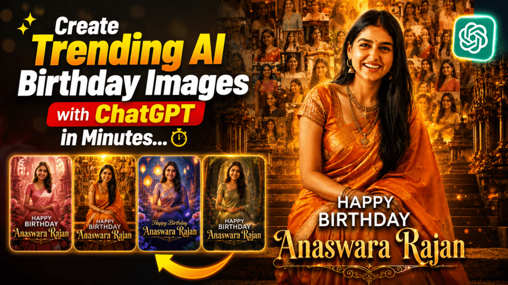Create Trending AI Birthday Images with ChatGPT