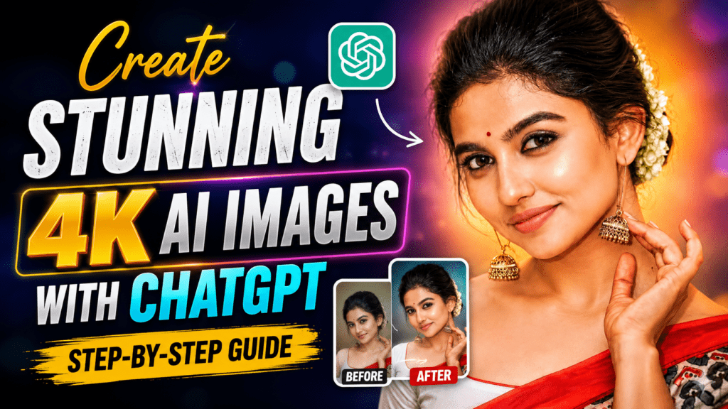 Create Stunning 4K AI Images with ChatGPT (Step-by-Step Guide)